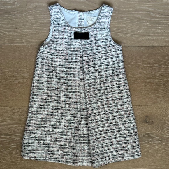 Kate Spade Kids Tweed Dress With Velvet Bow size 6 years - Picture 3 of 7